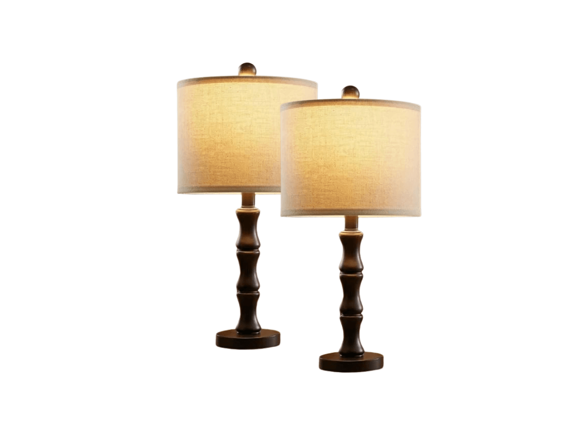 BOBOMOMO Farmhouse Table Lamps