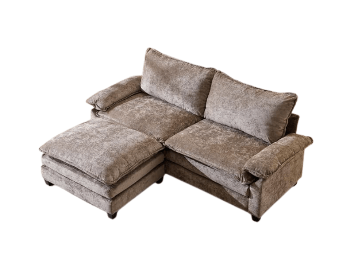 VINGLI Chenille Cloud Sectional Sofa
