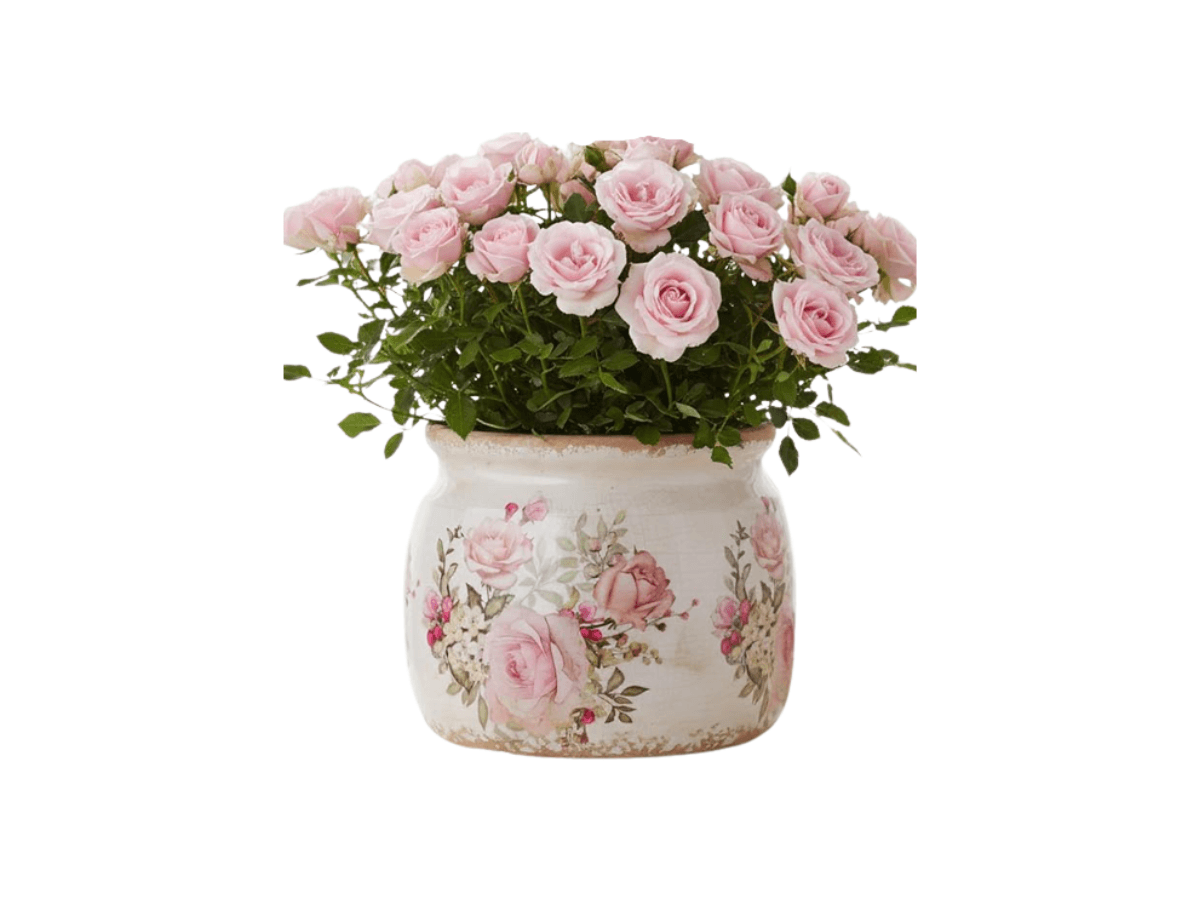 Vintage Victorian Ceramic Planter